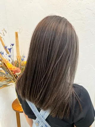 ミディアム 髪質改善専門店 エイジングケアのヘアスタイル