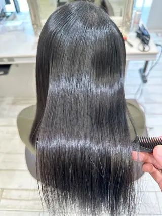 セミロング 縮毛矯正専門 金井佳祐のヘアスタイル