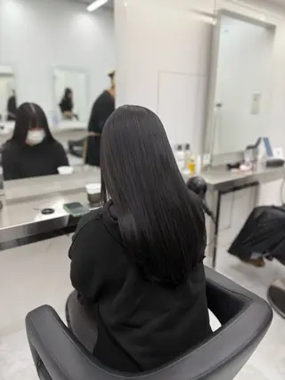 ロング カラー 中韓レイヤー/ ブラウン🤎はやとのヘアスタイル