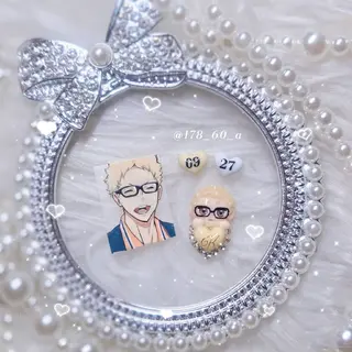 ネイル HAPPINAS🎀  れん🖤痛ネイルのネイルデザイン