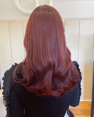 ロング カラー 中村 彩奈のヘアスタイル