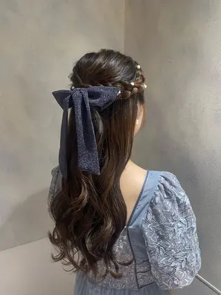 ヘアアレンジ 縮毛矯正/アレンジ FACE。ゆのんのヘアスタイル