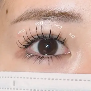 マツエク・マツパ Y.mako‪∗*ﾟ angelicaのマツエク・マツパデザイン