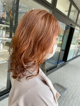 ミディアム 金森 斗夢のヘアスタイル