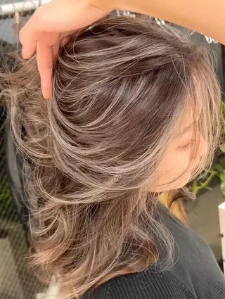 ロング カラー ✨レイヤーカット 海外ヘア/原宿✨のヘアスタイル