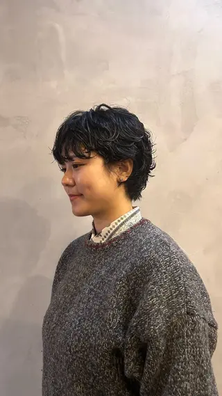 ショート パーマ 🌿ボブ パーマ高橋啓太🌿のヘアスタイル