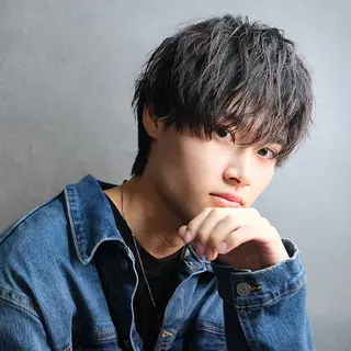 ショート パーマ メンズ 🖱️ナチュラルヘア 鍋谷美帆🖱️のヘアスタイル