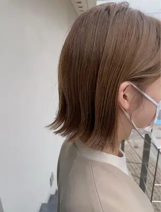 カラー カット｜ボブショート Suzukaのヘアスタイル