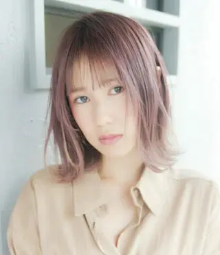 ショート カラー ヘアアレンジ ✂️✂️徳　田✂️ ✂️のヘアスタイル