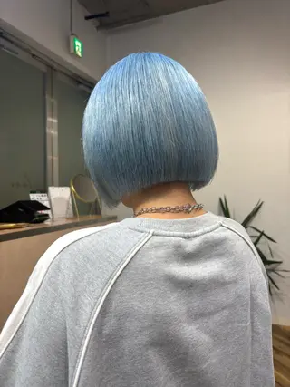 ミディアム カラー SHOTO ハイトー ン/ブロンドカラーのヘアスタイル