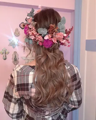 ロング ヘアアレンジ 錦糸町駅前サロン🎀 髪質改善千早のヘアスタイル