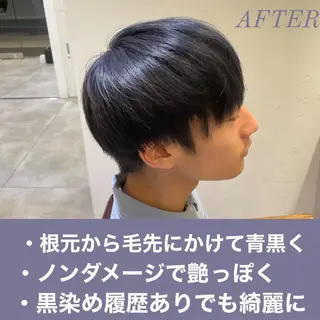 カラー メンズ 【ニュアンスパーマ】 西岡拓海のヘアスタイル