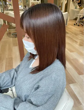 ミディアム 髪質改善カラー/ボブ 🌻Mutsumiのヘアスタイル