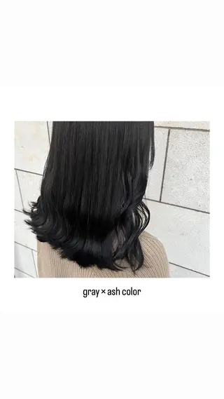 ミディアム カラー パーマ ヘアアレンジ メンズ キッズ ネイル マツエク・マツパ アイブロウ hiro【沿線で叶う 似合わせhair】のヘアスタイル