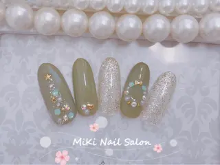 ネイル MiKi Nai池袋 長さだし得意のネイルデザイン