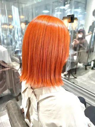 ミディアム カラー ヘアアレンジ 🌈インナーカラー ‘ショウマ’🌈のヘアスタイル