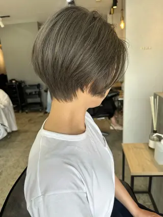 ショート カラー 🍀石川尚之🍀 HELIMのヘアスタイル