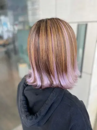 カラー 坂野 結子のヘアスタイル
