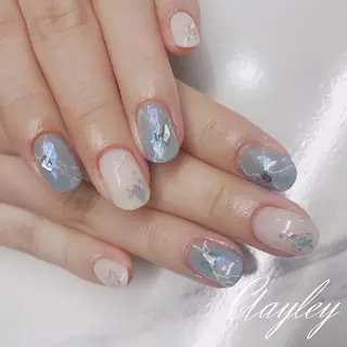 ショート カラー ネイル Aayley アイリ―サロンのネイルデザイン