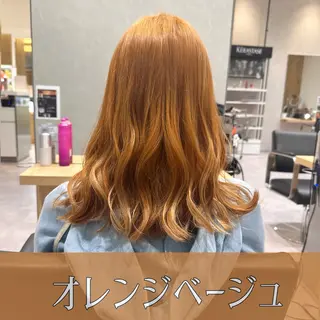 セミロング カラー 癖毛改善縮毛矯正 /中山なかやまのヘアスタイル