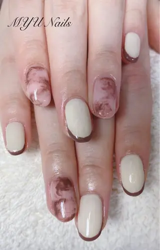ネイル ニュアンスネイル🌈 MYU Nailsのネイルデザイン