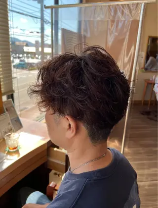 パーマ メンズ 小島 七海のヘアスタイル
