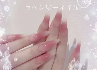 ネイル ラベンダー💖日暮里 ルル💖ネイルのネイルデザイン