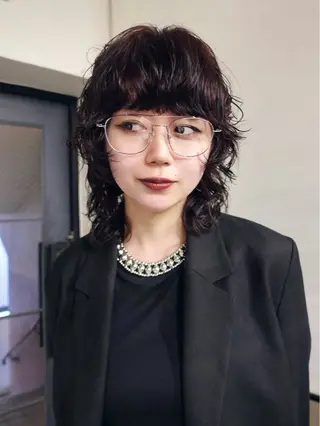 ミディアム パーマ ヒカル/ミディアム パーマ/ロングパーマのヘアスタイル