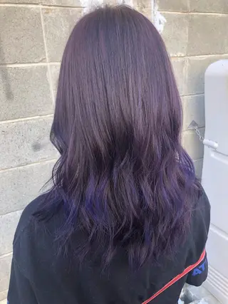カラー ダブルスキルエクステ /羽エクステ白石宇由のヘアスタイル