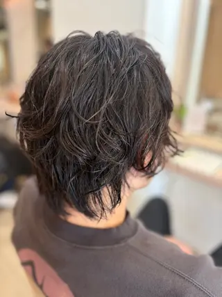 メンズ 🪽羽エク/Ash 店長/折目奈央🪽のヘアスタイル