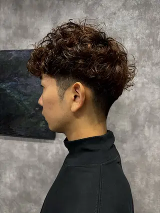 ショート パーマ 高橋 くるみのヘアスタイル