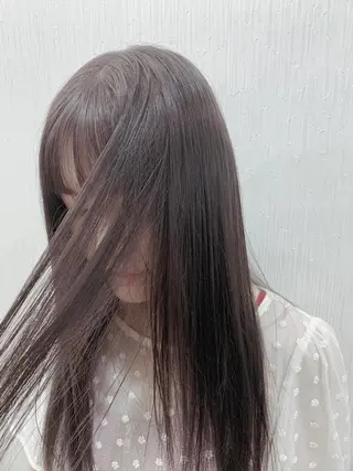 ロング カラー レイヤーカットモデル 募集/藤原一真のヘアスタイル