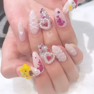 ネイル BLUE【ブルー】所属・NARUMI HYODOのネイルデザイン