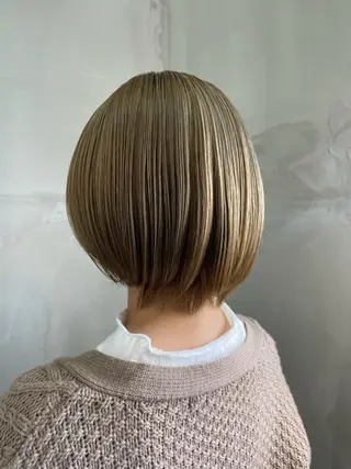 カラー 益 佑夏のヘアスタイル