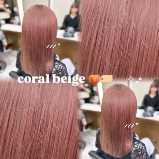 ミディアム カラー 透明感カラー×レイヤ ー🧊横田 冴のヘアスタイル