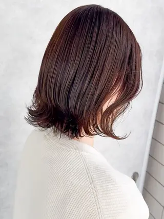 ミディアム カラー 美髪⭐︎髪質改善 井上 康司のヘアスタイル