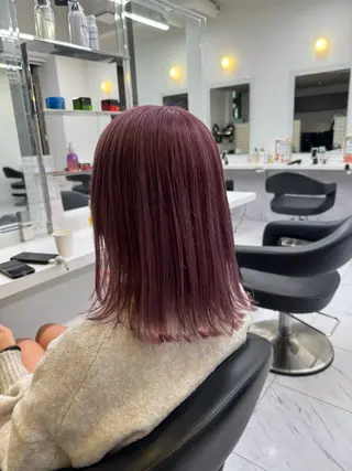 ミディアム カラー パーマ ヘアアレンジ メンズ キッズ 韓国系🇰🇷🩶 艶暗髪/MEIのヘアスタイル