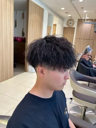 ショート パーマ メンズ パーマ/縮毛矯正/ 店長 ・村田伊吹のヘアスタイル