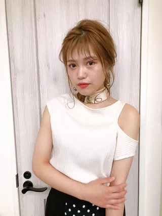 ミディアム annuy 。のヘアスタイル