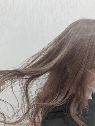 ロング カラー レイヤーカットモデル 募集/藤原一真のヘアスタイル