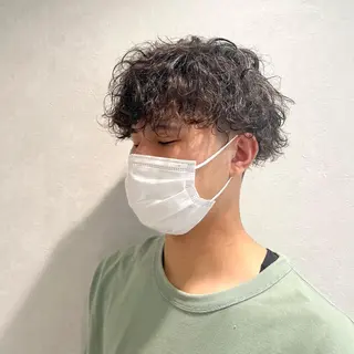 パーマ メンズ 瀬野凌介/メンズ カット/パーマのヘアスタイル
