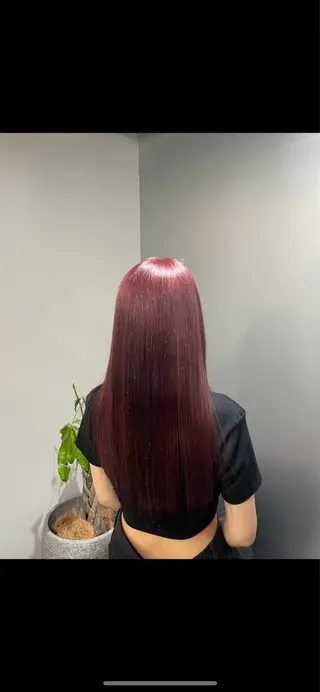 ロング カラー ヘアアレンジ fifth 石川 凪のヘアスタイル