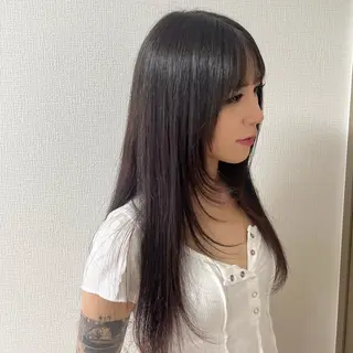 ロング スズキ リコのヘアスタイル