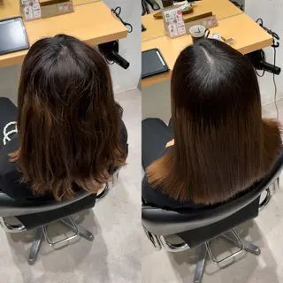 ミディアム 髪質改善ヘアケア 艶髪特化/上田のヘアスタイル