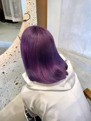 ミディアム カラー tim hinaのヘアスタイル