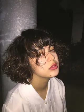 ショート カラー パーマ 怪我のため6月末 復帰予定田中瑞希🍃のヘアスタイル
