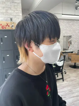 ロング カラー パーマ ヘアアレンジ メンズ 歩くパワースポット 🦋KAHOのヘアスタイル
