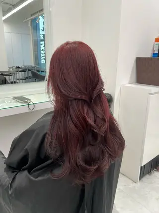 ロング カラー ヘアアレンジ 川越ハイトーン🧸 Yumaのヘアスタイル