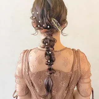 セミロング 🎀韓国ヘア Riho🎀のヘアスタイル