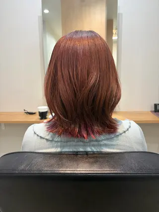ミディアム china/ボブ /似合わせカラーのヘアスタイル
